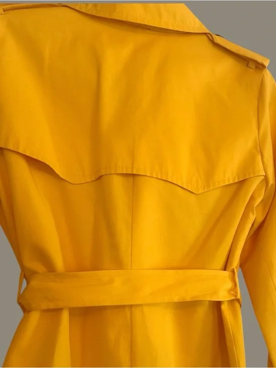 Lauren Ralph LaurenYellow Trench Coat - Picture 2 of 8